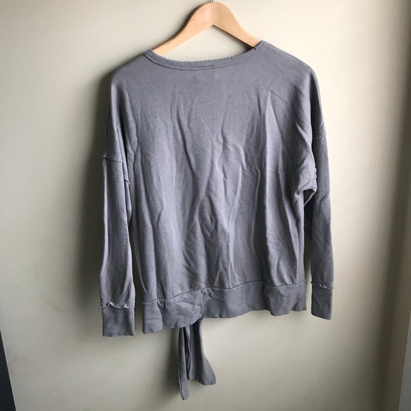 Abound Women’s Gray Distressed Oversized Sweater - Picture 6 of 6